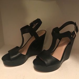 Vince Camuto Mathis T-Strap Platform Wedge